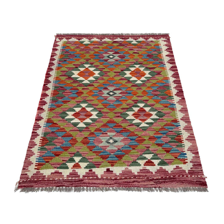 Handmade Vegetable Kilim 2' 9" x 4' 0" - No. AL72563
