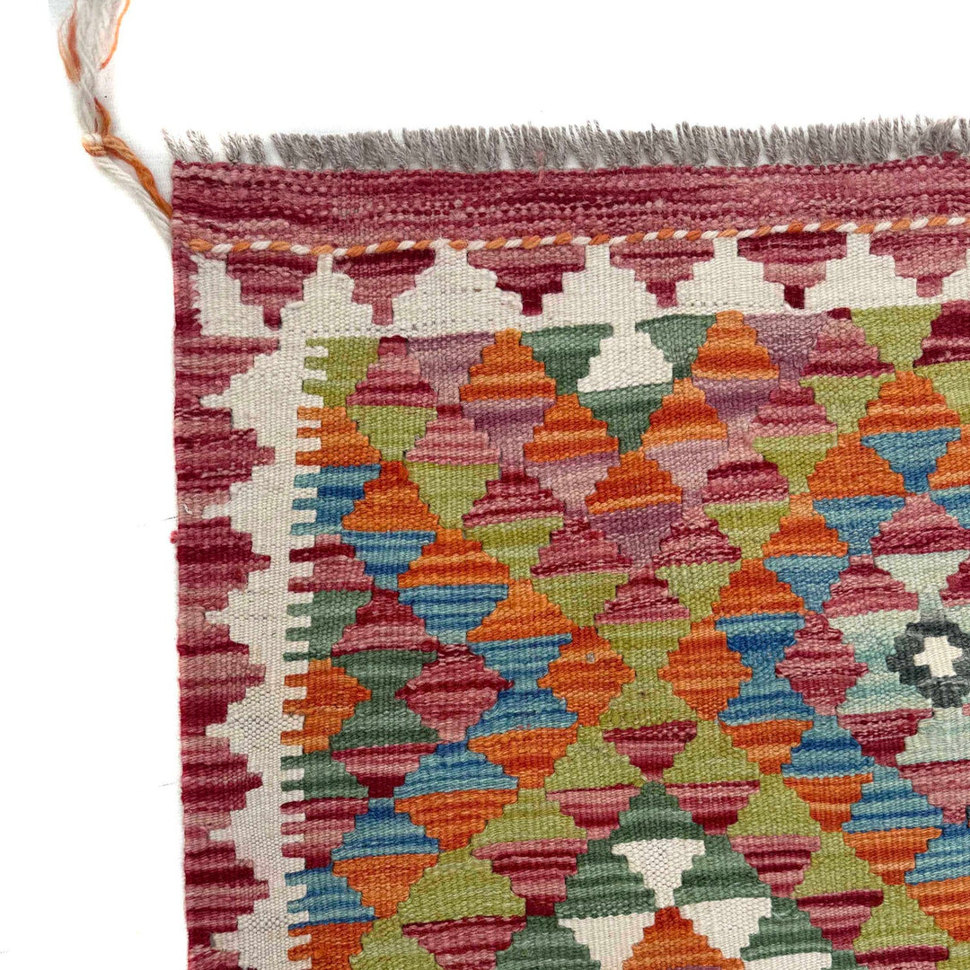 Handmade Vegetable Kilim 2' 9" x 4' 0" - No. AL72563