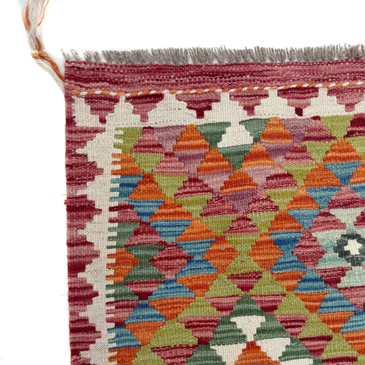 Handmade Vegetable Kilim 2' 9" x 4' 0" - No. AL72563
