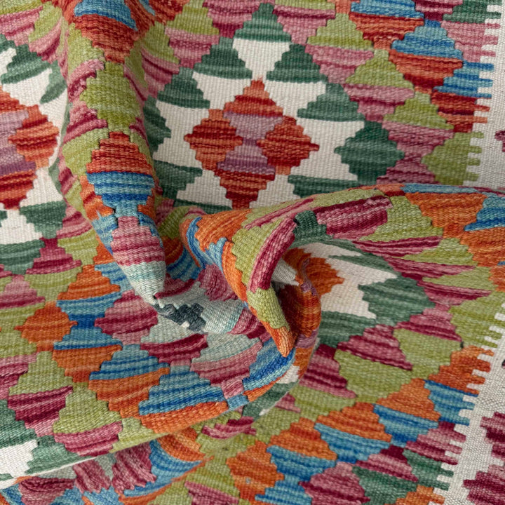 Handmade Vegetable Kilim 2' 9" x 4' 0" - No. AL72563