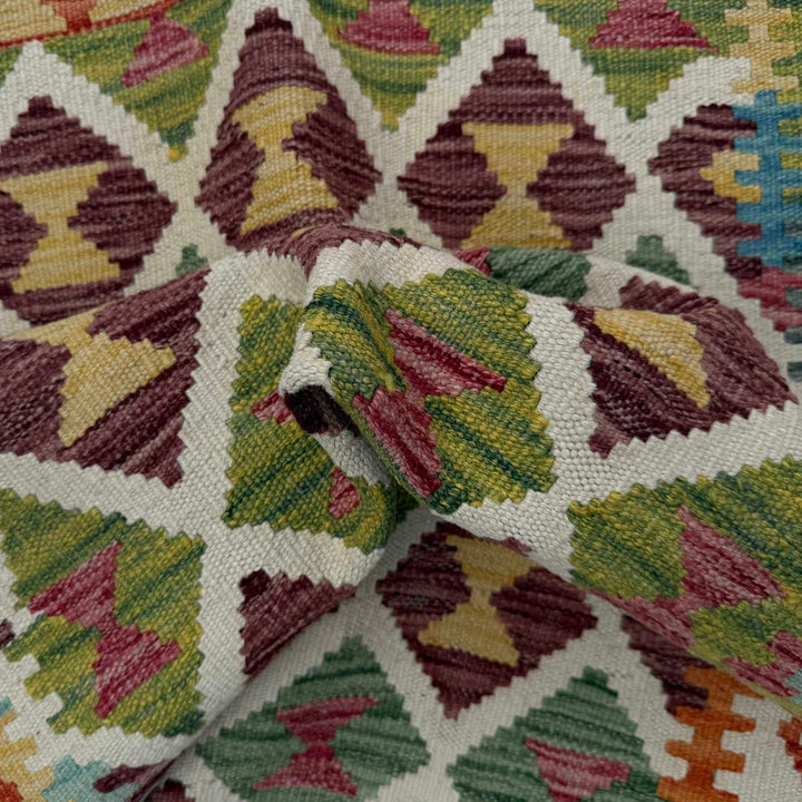 Handmade Vegetable Kelim 2' 9" x 3' 11" - No. AL60003