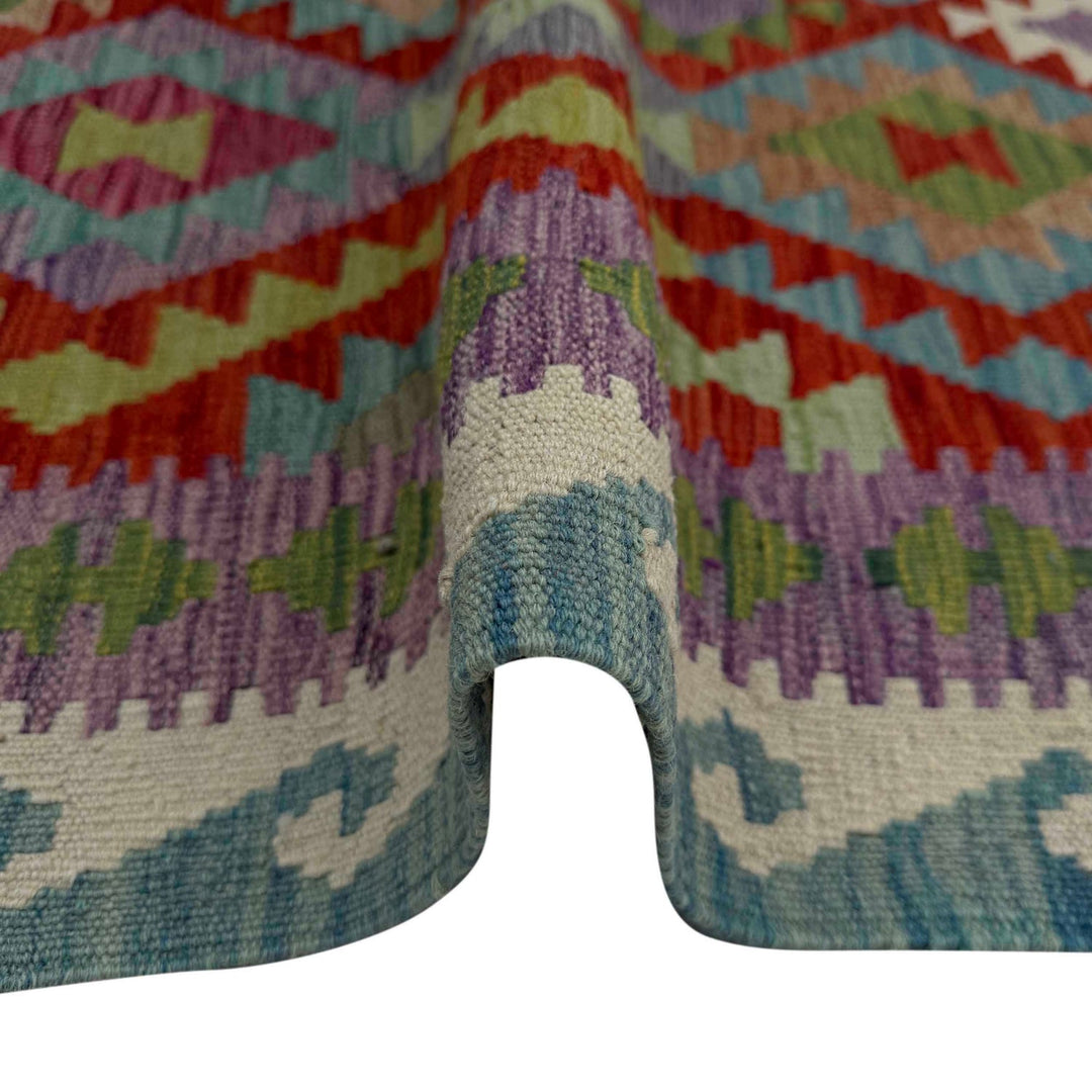 Hand Made Afghan Kilim 3' 10" x 5' 9" - No. AL45176