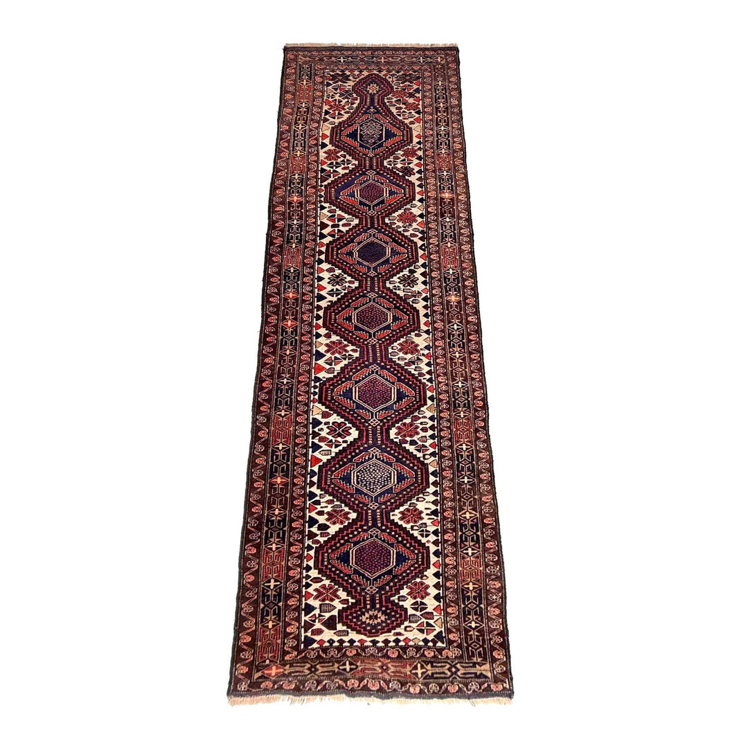 Handmade Barjista Kilim Runner Rug 2' 9" x 12' 2" - No. AL60741