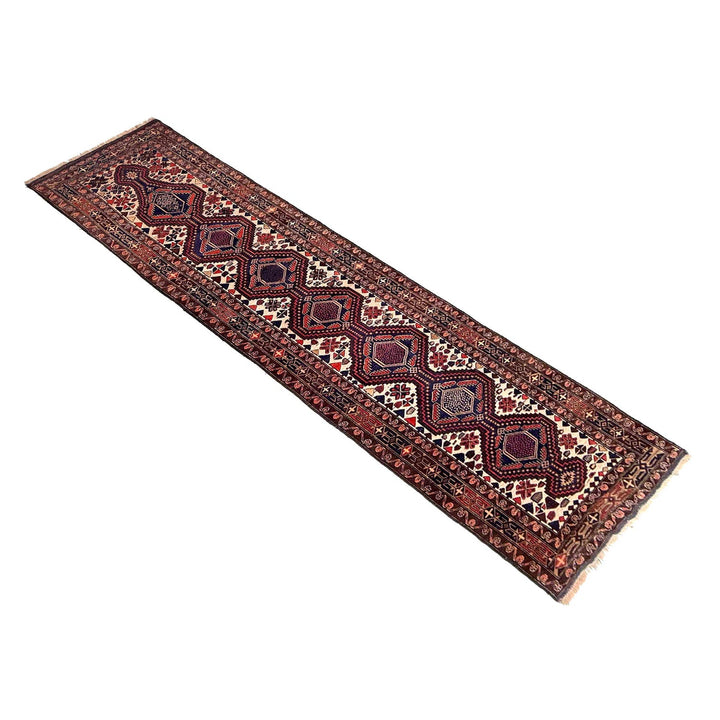 Handmade Barjista Kilim Runner Rug 2' 9" x 12' 2" - No. AL60741