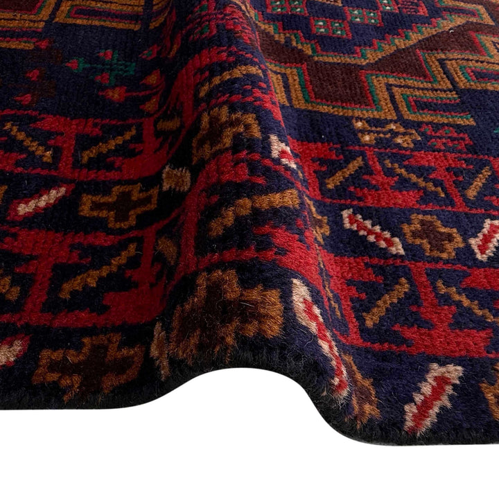 Traditional Handwoven Baluch Runne 2' 9" x 6' 5" - No. AL12767