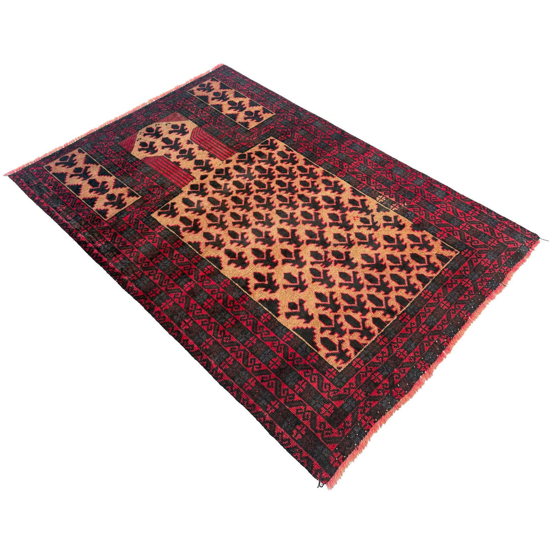 Islamic Prayer Carpet 2' 10" x 4' 3" - No. AL30377