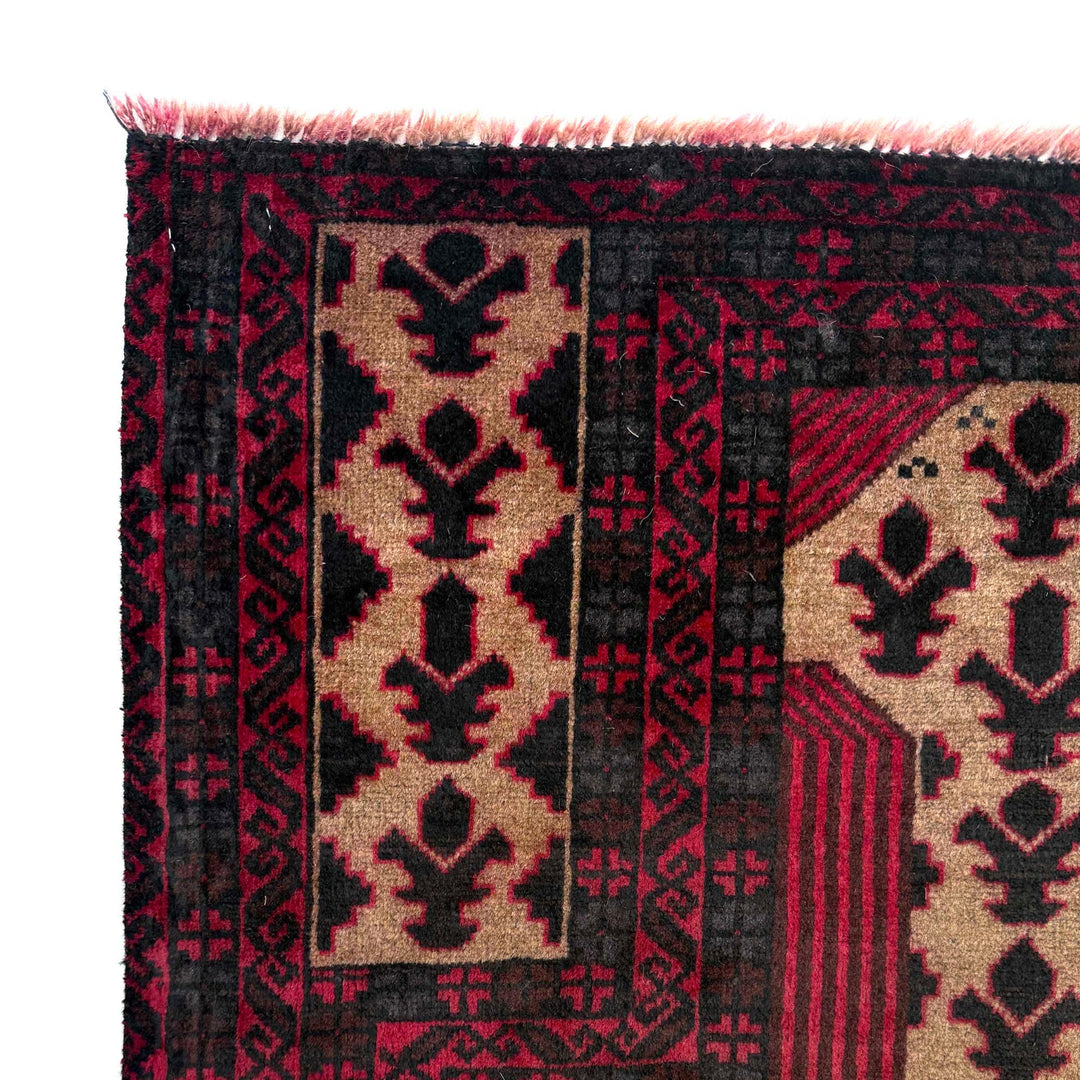 Islamic Prayer Carpet 2' 10" x 4' 3" - No. AL30377