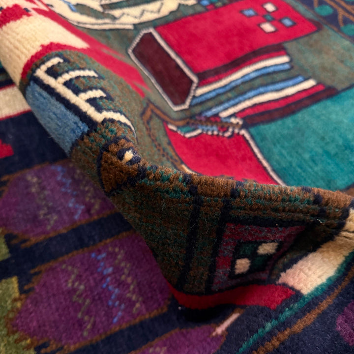 Handmade Pictorial Carpet 2' 6" x 4' 4" - No. AL73321