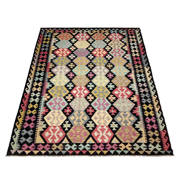 Medium Size Chobi Kilim 6' 4" x 9' 9" - No. AL999412