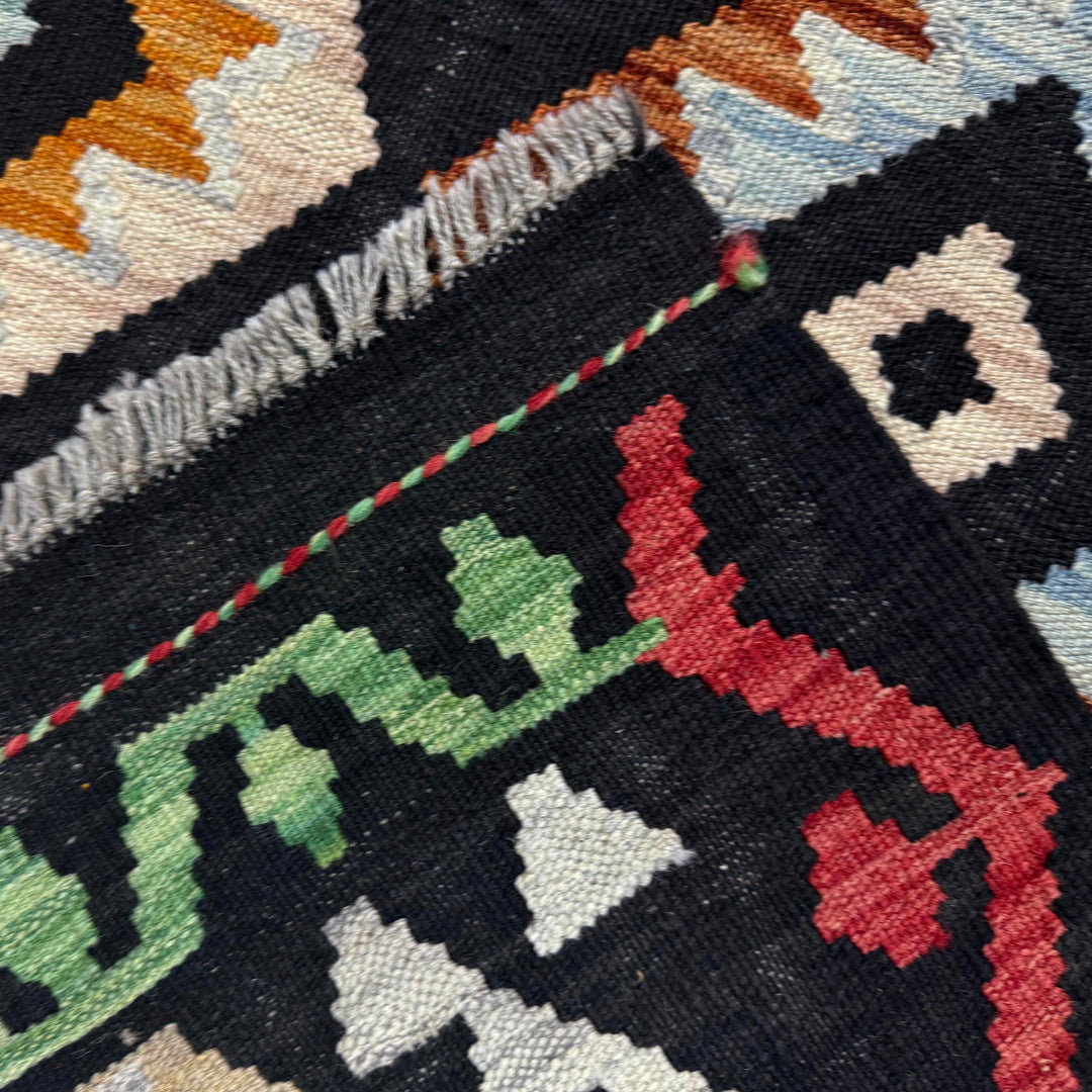 Hand Made Afghan Kilim 6' 4" x 9' 10" - No. AL238837
