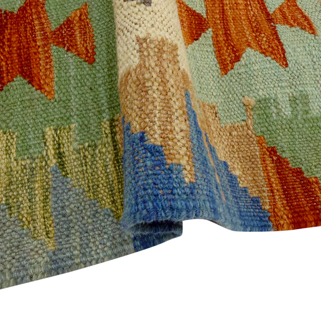 Hand Knotted Flatweave Kilim 4' 11" x 6' 5" - No. AL320921