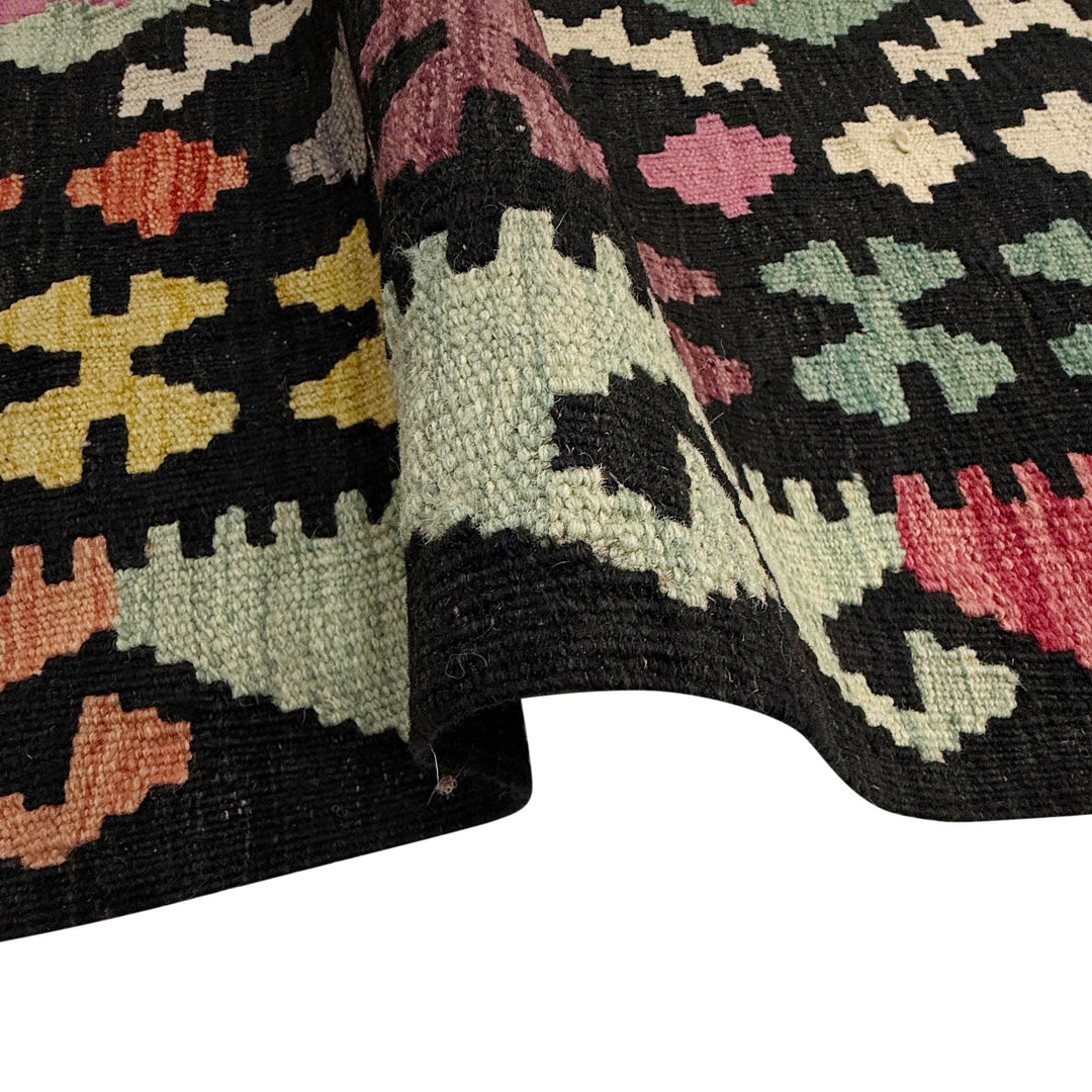 Handmade Afghan Vegetable Kilim 6' 7" x 9' 8" - No. AL935937
