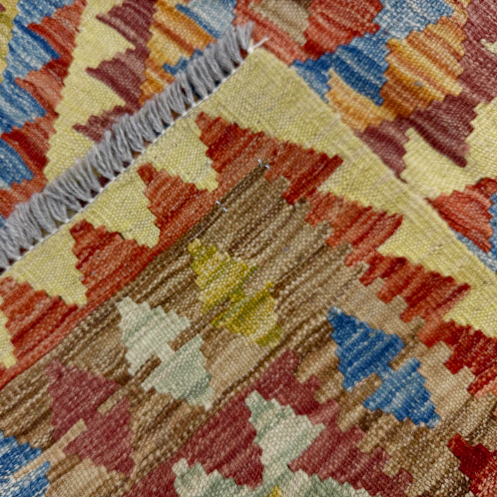 Handmade Vegetable Kilim 3' 3" x 3' 10" - No. AL820011
