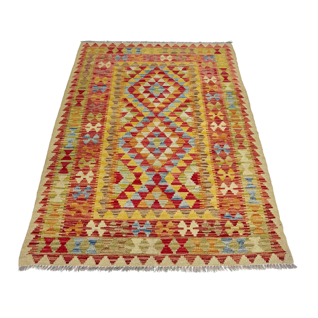 Small Size Chobi Kilim 3' 7" x 5' 3" - No. AL531525