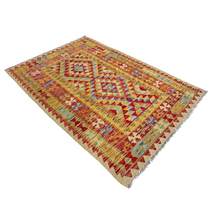 Small Size Chobi Kilim 3' 7" x 5' 3" - No. AL531525