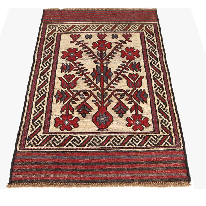 Handmade Vintage Kilim 2' 9" x 4' 4" - No. AL71539