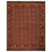 Flatweave Red Kilim 6' 7" x 8' 8" - No. AL38223