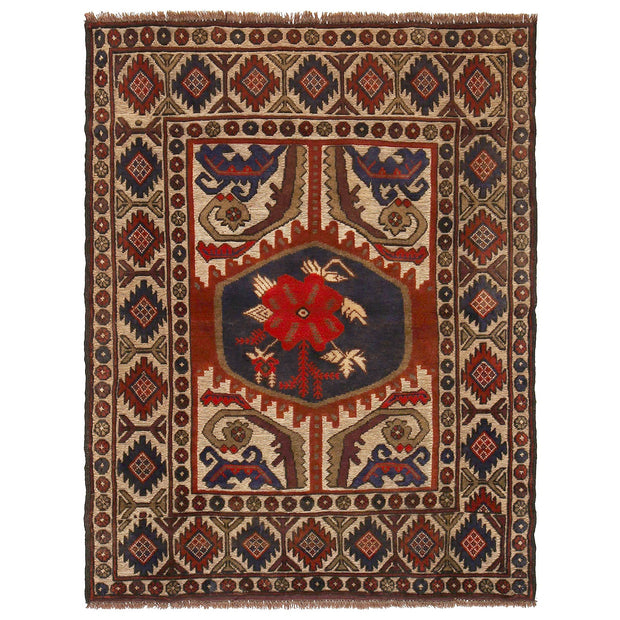 Handmade Barjista Kilim Rug 3' 10" x 5' 0" - No. AL13501