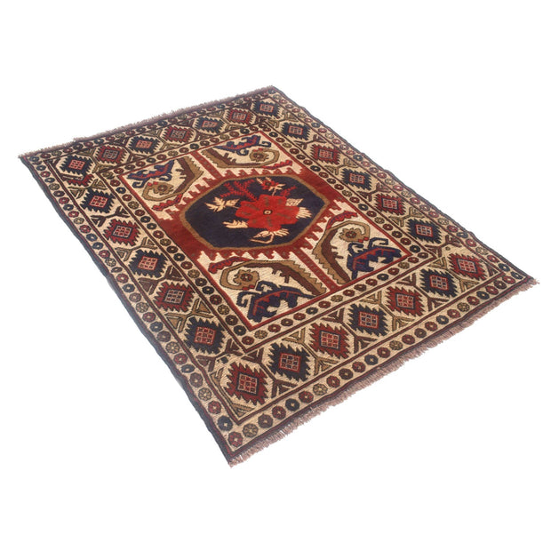 Handmade Barjista Kilim Rug 3' 10" x 5' 0" - No. AL13501