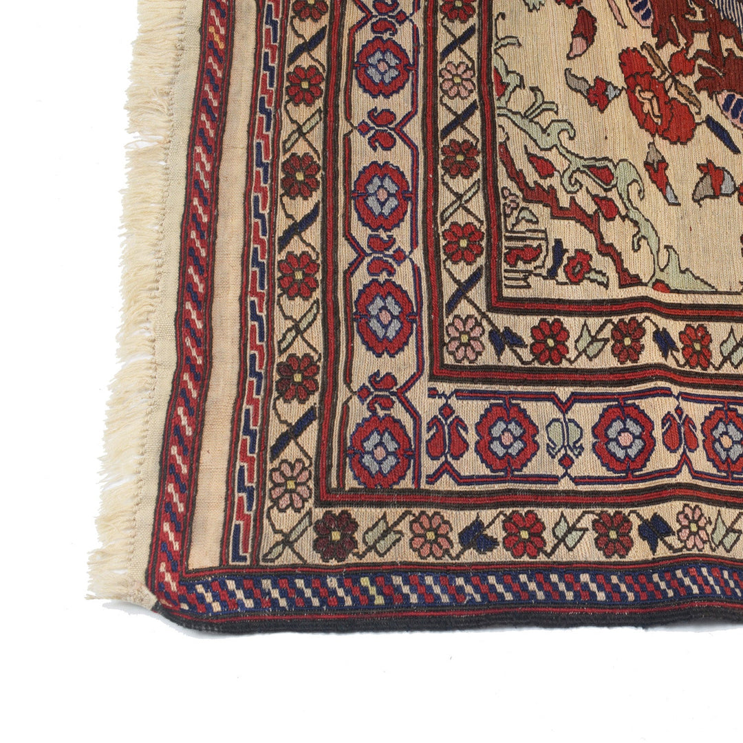 Handmade Afghan Kilim 4' 8" x 6' 1" - No. AL38369