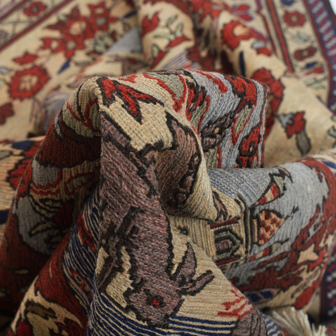 Handmade Afghan Kilim 4' 8" x 6' 1" - No. AL38369