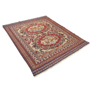 Handmade Afghan Kilim 5' 2" x 6' 4" - No. AL80574