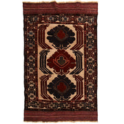 Handmade Barjista Kilim Rug 3' 10" x 6' 2" - No. AL15015