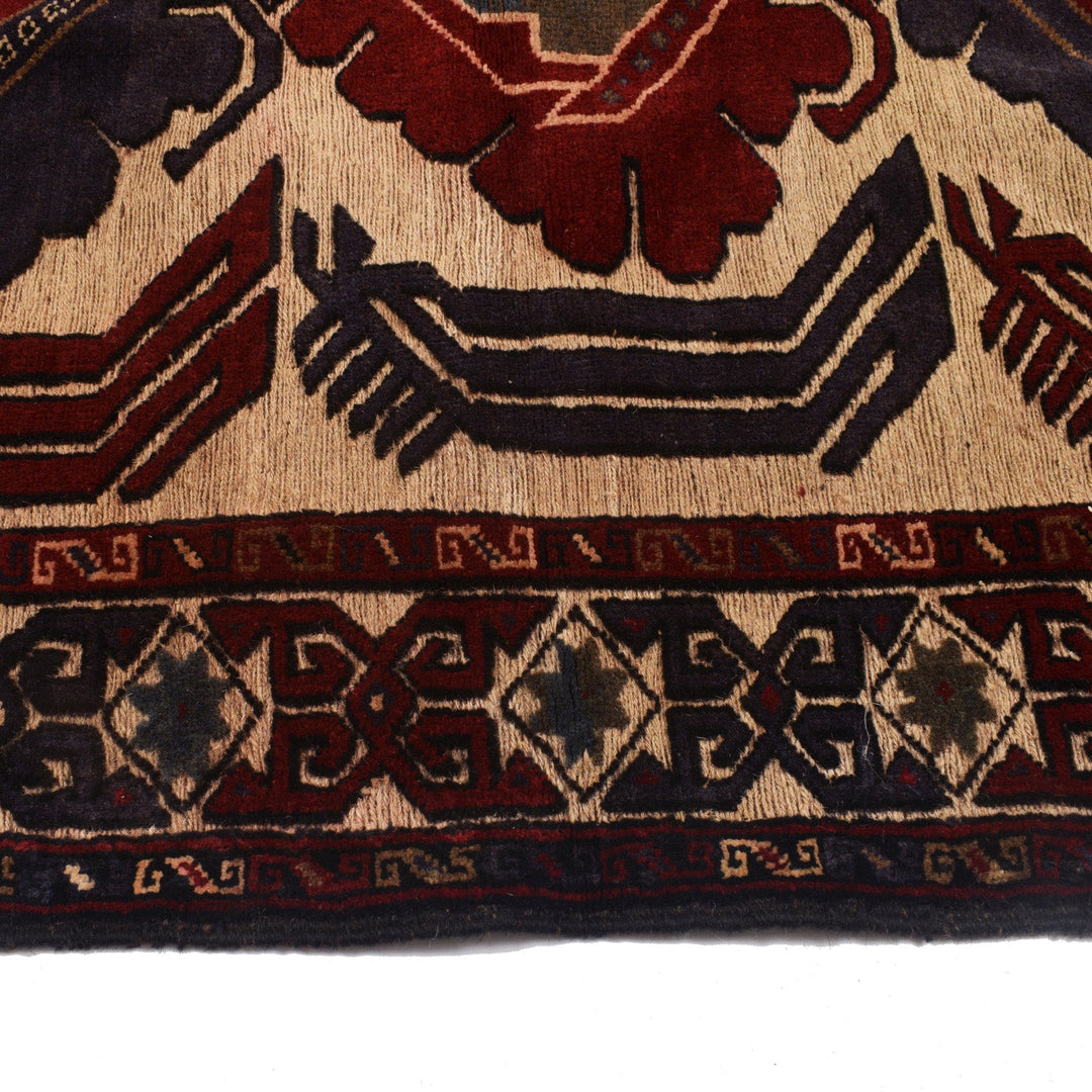 Handmade Barjista Kilim Rug 3' 10" x 6' 2" - No. AL15015