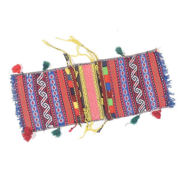 Hand Knotted Saddle Bag Area Kilim 0' 11" x 2' 6" - No. AL20968
