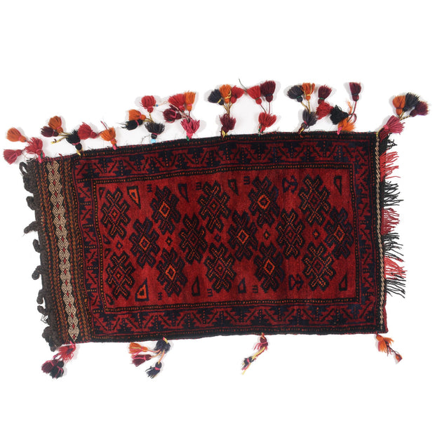 Afghan Balisht Cushion Rug 2' 1" x 3' 7" - No. AL28877