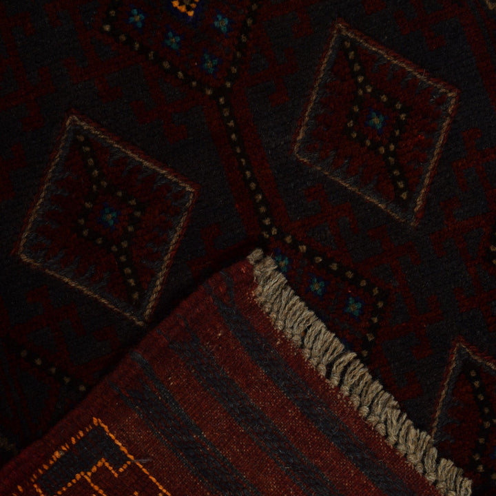 Hand Knotted Mashwani Runner 2' 4" x 11' 4" - No. AL88857