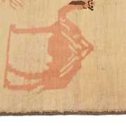 Hand Made Animal Pictorial Area Carpet 2' 8" x 4' 0" - No. AL68953