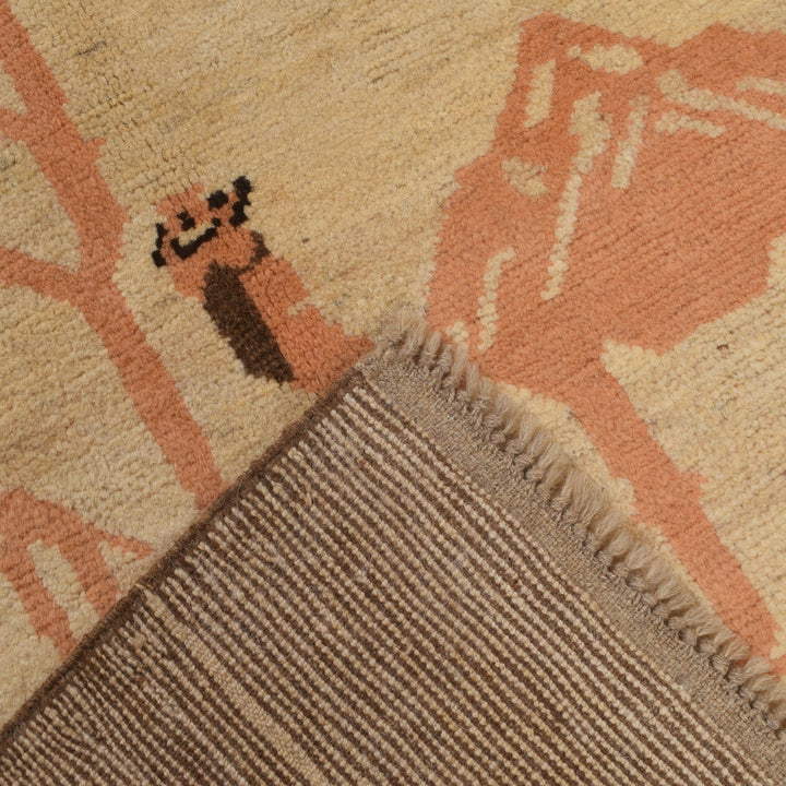 Hand Made Animal Pictorial Area Carpet 2' 8" x 4' 0" - No. AL68953