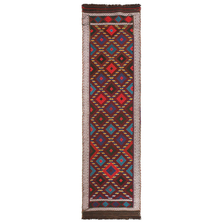 Handmade Flatweave Kilim Runner 2' 3" x 8' 5" - No. AL59289