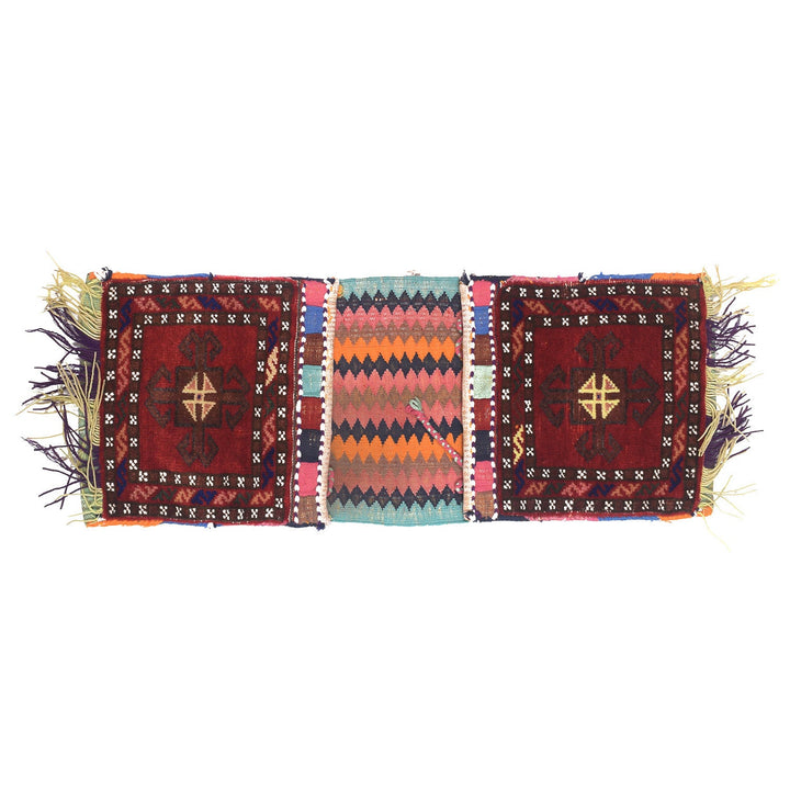 Hand Knotted Saddle Bag Area Rug 1' 0" x 2' 7" - No. AL56110