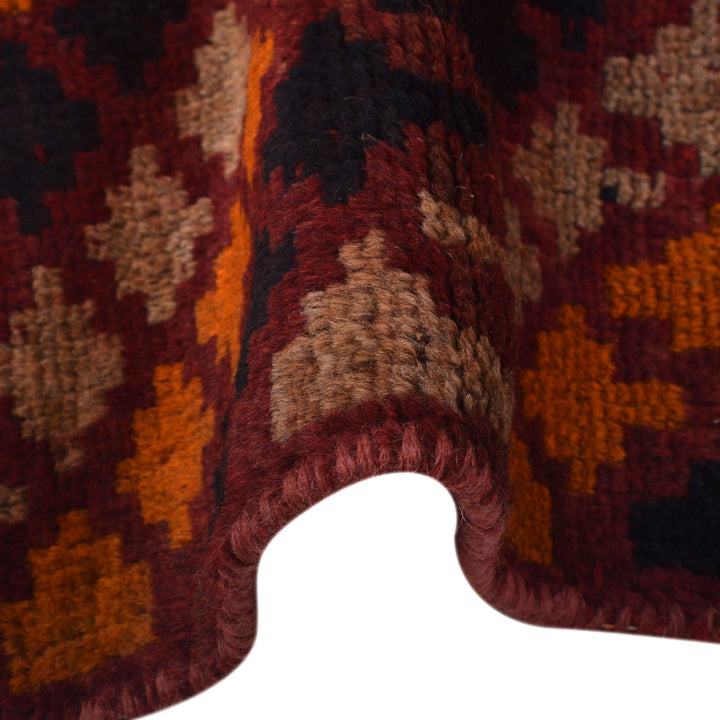 Afghan Baluchi Rug 3' 4" x 5' 10" Hand-Knotted border