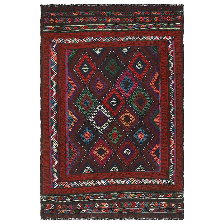 Hand Knotted Suzuni Kelim 4' 5" x 6' 11" - No. AL65963