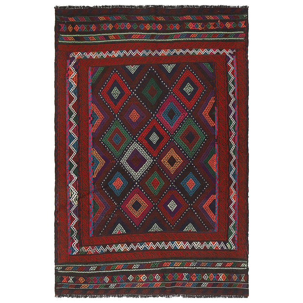 Hand Knotted Suzuni Kelim 4' 5" x 6' 11" - No. AL65963