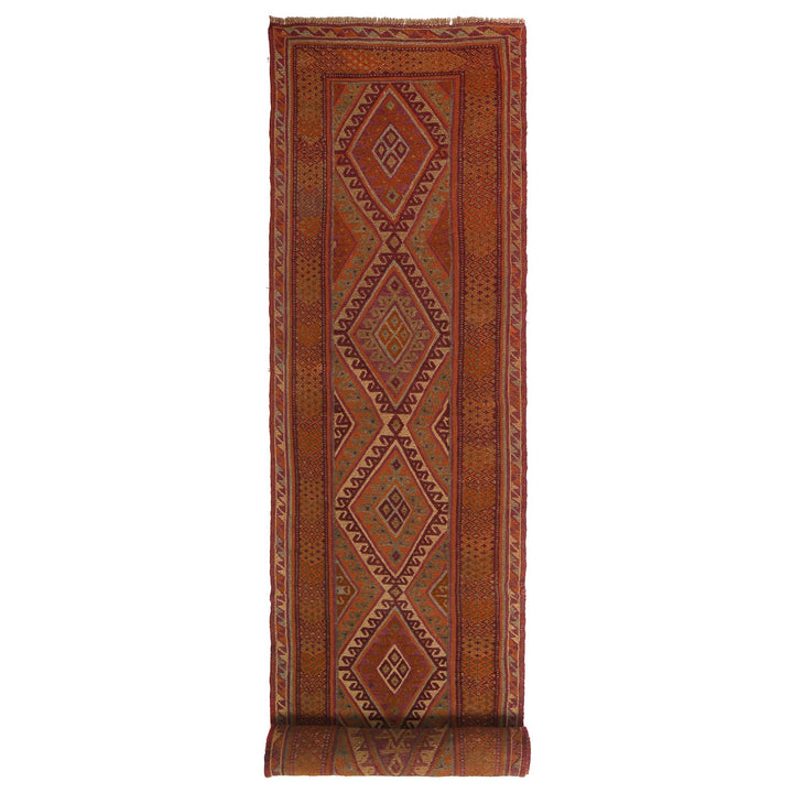 Handmade Wool Mushwani Runner 2' 9" x 12' 9" - No. AL16272