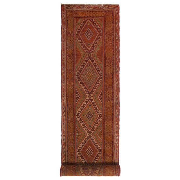 Handmade Wool Mushwani Runner 2' 9" x 12' 9" - No. AL16272