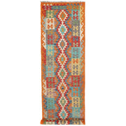 Handmade Vegetable Kilim Runner 2' 8" x 10' 0" - No. AL56803