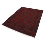 Red Color Afghan Area Rug 5' 0" x 6' 4" - No. AL22966