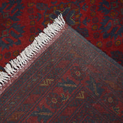 Red Color Afghan Area Rug 5' 0" x 6' 4" - No. AL22966