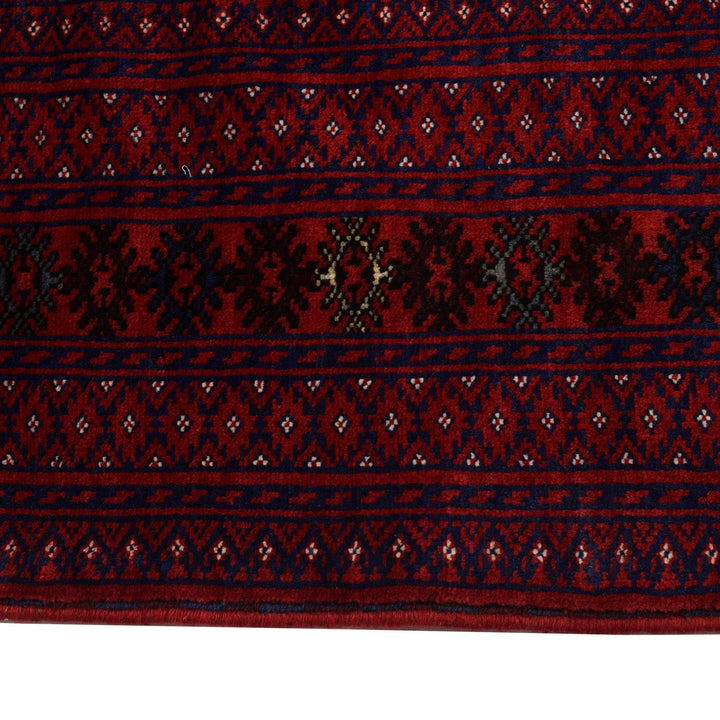 Deep Red Color Baluchi Carpet 6' 10" x 9' 2" - No. AL31365