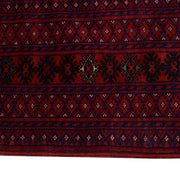 Deep Red Color Baluchi Carpet 6' 10" x 9' 2" - No. AL31365