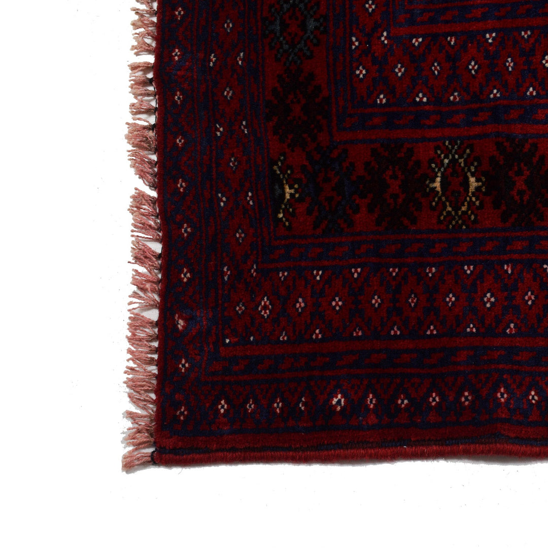 Deep Red Color Baluchi Carpet 6' 10" x 9' 2" - No. AL31365