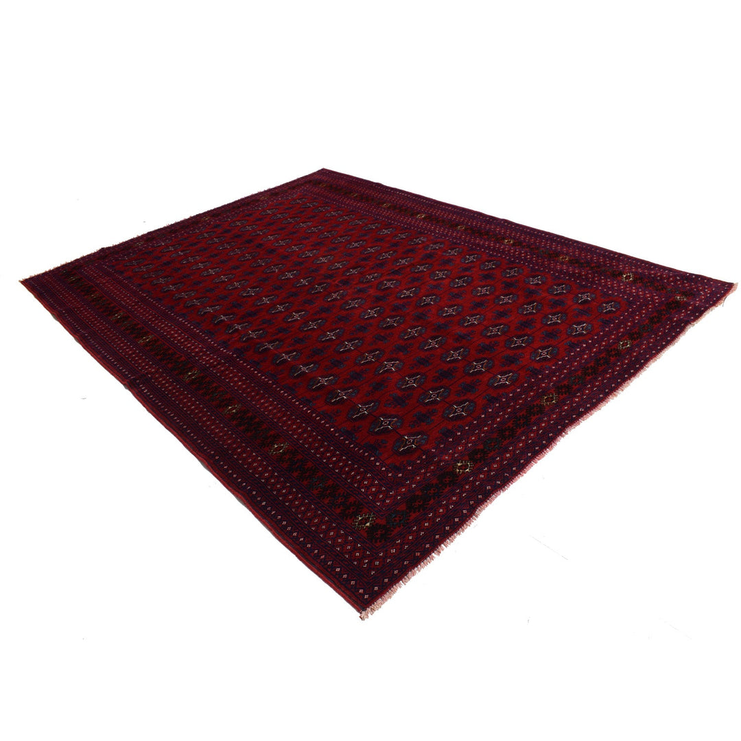 Deep Red Color Baluchi Carpet 6' 10" x 9' 2" - No. AL31365