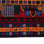 Handmade Picture Area Rug 2' 11" x 4' 6" - No. AL56390