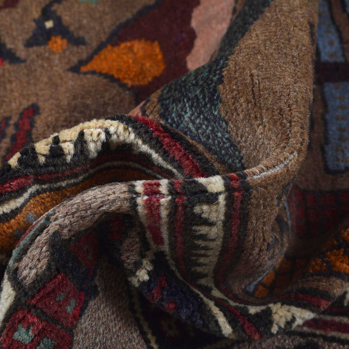 Handmade Picture Area Rug 4' 5" x 6' 6" - No. AL32587