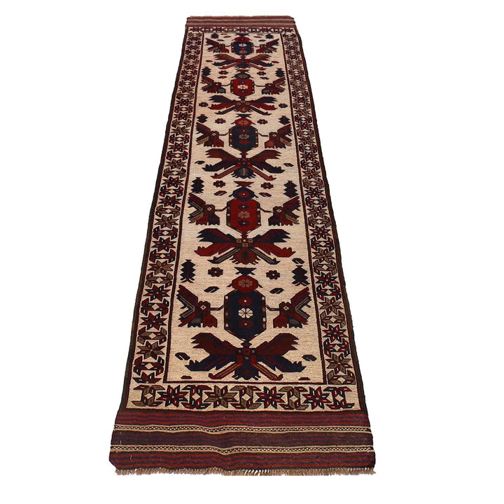 Handmade Barjista Kilim Runner Rug 2' 8" x 12' 7" - No. AL89306